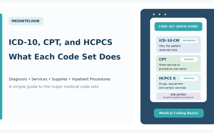 ICD-10, CPT, and HCPCS