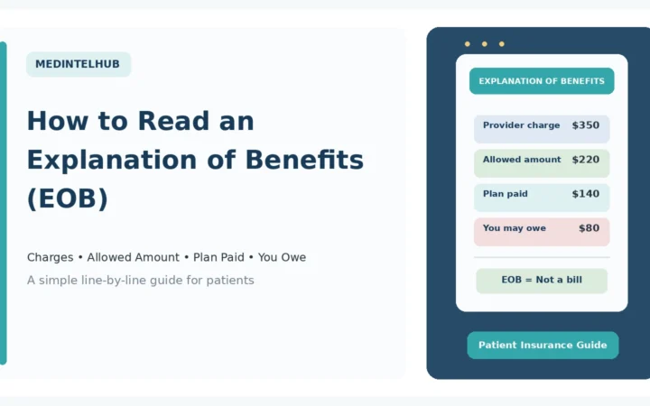Explanation of Benefits