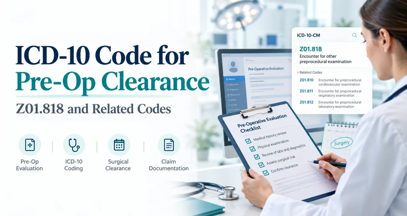 ICD-10 Preop Clearance Codes